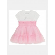 GUESS φόρεμα παιδικό κορίτσι K6RK00K6YW0-A61T ροζ